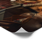 Poster Berger Allemand Noël Cookies Fête Fête Fête (Coin)