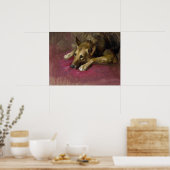 Poster Berger allemand patient par Marino Lenci (Cuisine)