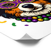 Poster Berger Australien Aussie Chien Carnaval Mardi Gras (Coin)