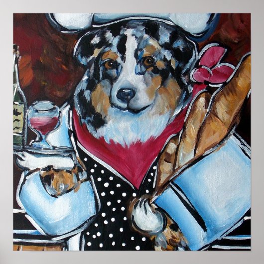 POSTER BERGER AUSTRALIEN CUISINIER (Devant)