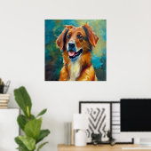Poster Berger basque - Portrait de chien (Bureau à domicile)