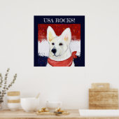 Poster  Berger Blanc Allemand  (Cuisine)