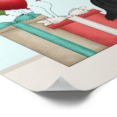 Poster Berger noir allemand accueil fête d'anniversaire (Coin)