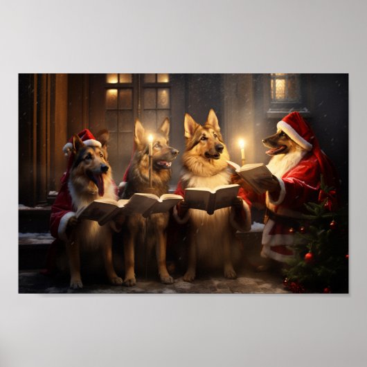 Poster Bergers allemands Noël Noël Noël (Devant)