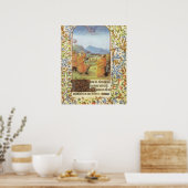 Poster Bergers dans les champs près de Bethléem, médiéval (Cuisine)