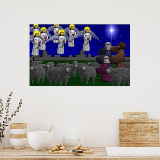 Poster Bergers et anges (Cuisine)