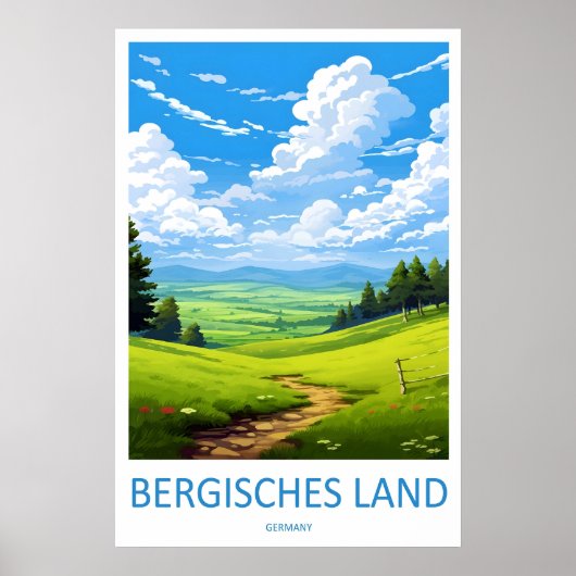 Poster Bergisches Land 1 (Devant)