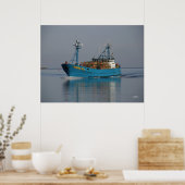 Poster Bering Sea, Crab Boat en havre néerlandais, AK (Cuisine)
