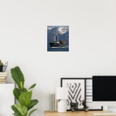Poster Bering Star, Bateau de crabe en havre hollandais,  (Bureau à domicile)