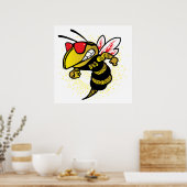 POSTER BERKELEY HIGSCHOOL "FUNKY" VERSION YELLOWJACK (Cuisine)