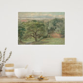 Poster Berkeley surplombant l'U. de Californie (0138B) (Cuisine)