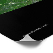 Poster Berlin Allemagne de l'espace (Coin)