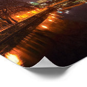 Poster Berlin Allemagne Skyline Nacht Fernsehturm (Coin)