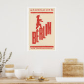 Poster Berlin Bear Matchbox Label Print – Vintage German (Cuisine)