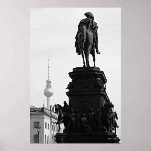 Poster Berlin Berliner Fernsehturm (Devant)