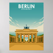 Poster Berlin Germany Travel Illustration (Devant)