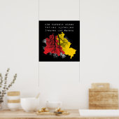 Poster Berlin Mauerfall (Cuisine)