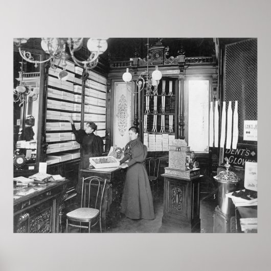 Poster Berlin, mode, années 1890 (Devant)