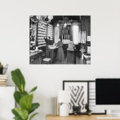 Poster Berlin, mode, années 1890 (Bureau à domicile)