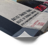 Poster Berlin Mural Kiss Mural, Allemagne (Coin)