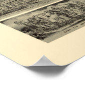 Poster Berlin, PA Carte panoramique - 1905 (Coin)