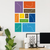 Poster Berlin - Palettes de Transit (Bureau à domicile)