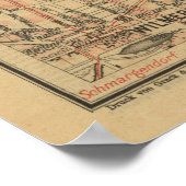 Poster Berlin Pocket Map c.1897 – Kiessling’s Plan (Coin)