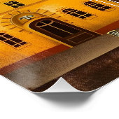 Poster Berlin: The Grey City - Whimsical Art (Coin)