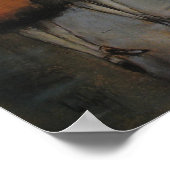 Poster Berliner Straße im Regen (Coin)