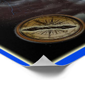 Poster Bermuda Triangle (Hoek)