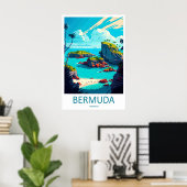Poster Bermudes 2 (Bureau à domicile)
