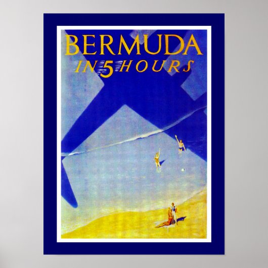 Poster Bermudes en 5 heures (Devant)