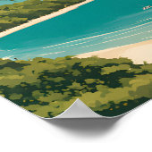 Poster Bermudes Travel (Coin)