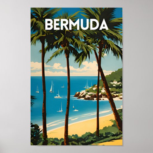 Poster Bermudes Travel PS (Devant)