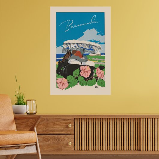 Poster Bermudes | Vintage voyage (Salon 2)