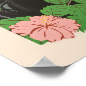 Poster Bermudes | Vintage voyage (Coin)