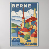 Poster Berne Suisse (Devant)