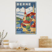 Poster Berne Suisse (Cuisine)