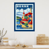 Poster Berne ~ Suisse ~Vintage Suisse (Cuisine)