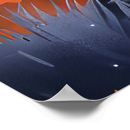 Poster Bernedoodle Halloween Éffrayant (Coin)