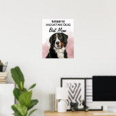 Poster Bernese Mountain Dog Best Mom (Bureau à domicile)