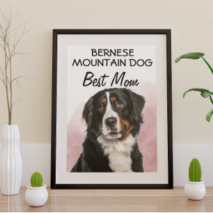Poster Bernese Mountain Dog Best Mom