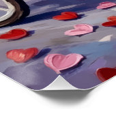 Poster Bernese Mountain Dog Valentine's Day (Coin)