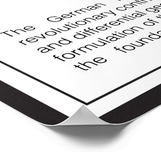 Poster Bernhard Riemann (Coin)