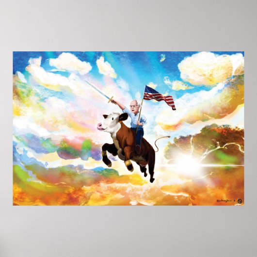 Poster Bernie à la Secourt ! Paysage (Devant)