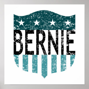 Poster BERNIE étoiles et rayures