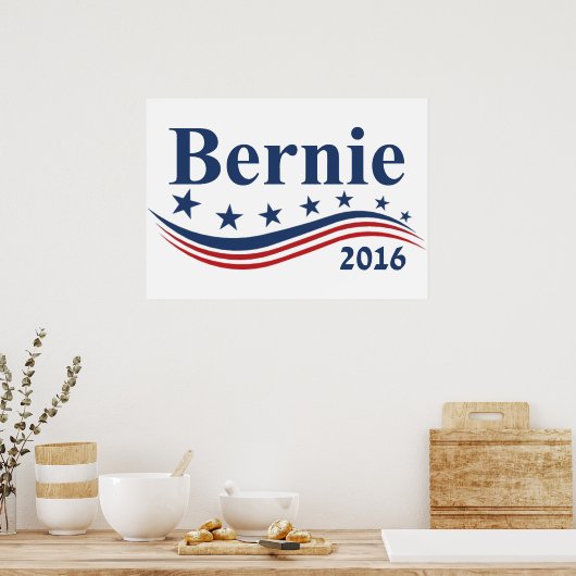 Poster Bernie Sanders 2016 (Cuisine)