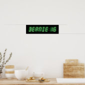 Poster Bernie Sanders Digital Readout (Cuisine)
