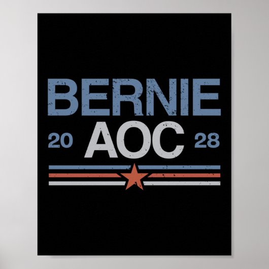 Poster Bernie Sanders Et Aoc Long Sleeve (Devant)