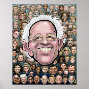 Poster Bernie Sanders et le peuple